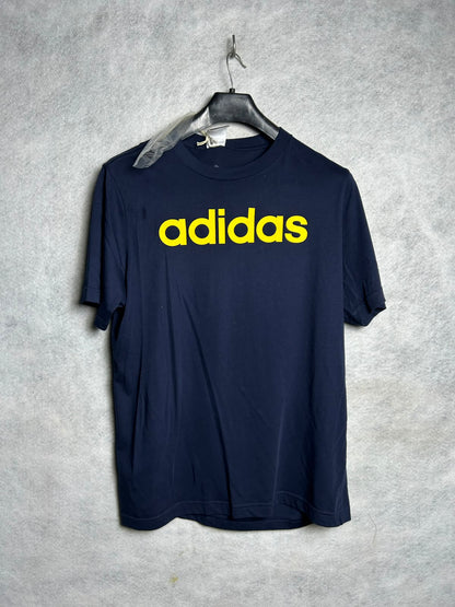 Adidas Big Logo Round Neck Blue - XL