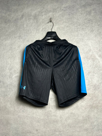 Under Armour Black With Blue Strip - Small