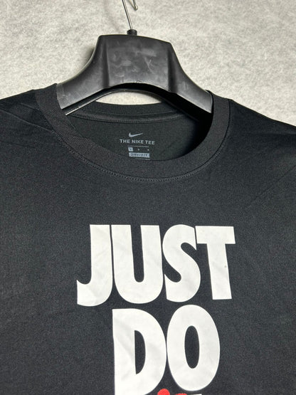 The Nike Tee Black Round Dri Fit - Large