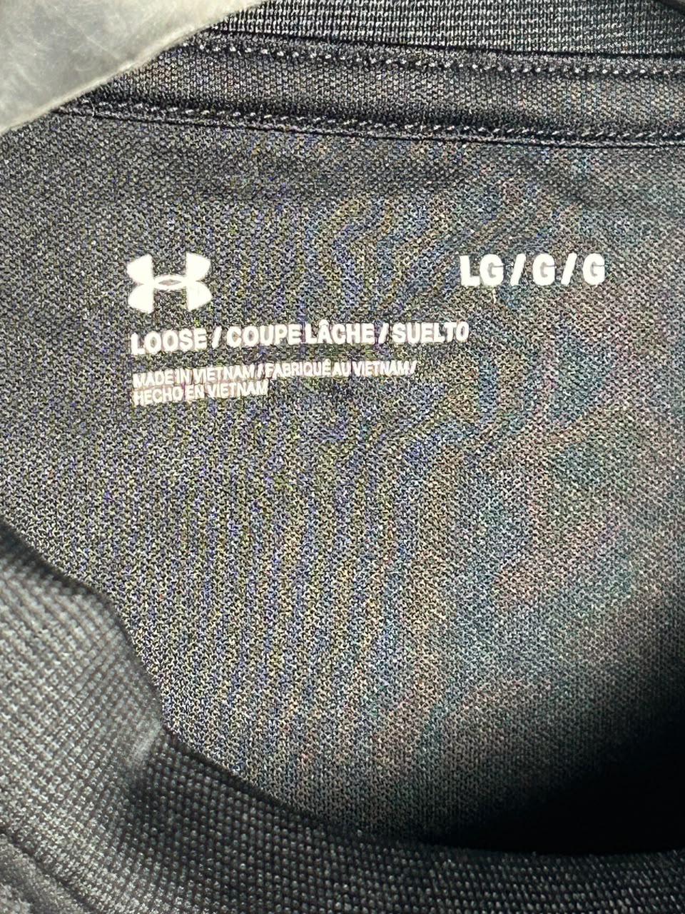 Under Armour Black Big Logo Kanto Gakuin - Large