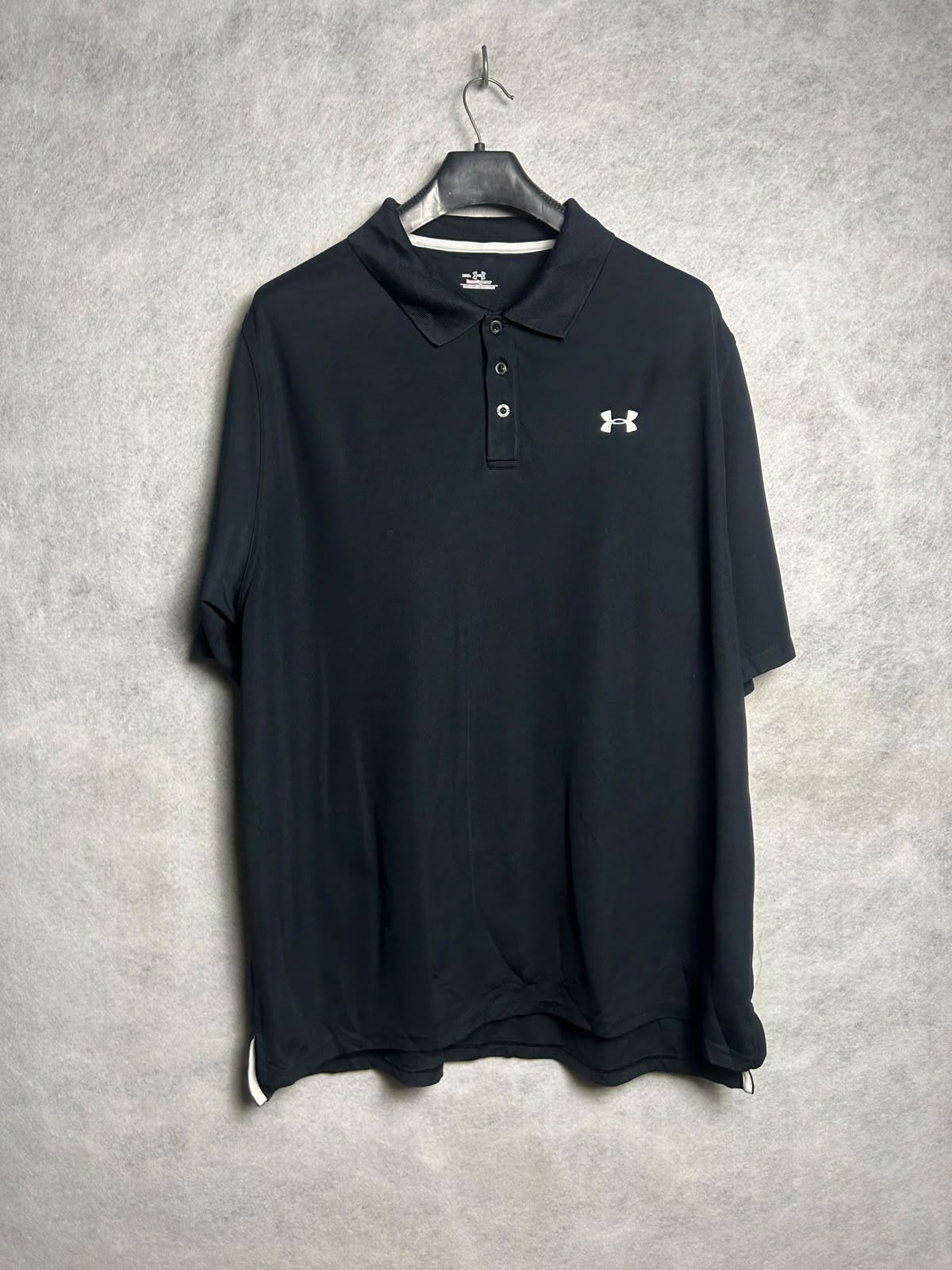 Under Armour Heat Gear Black Polo - XXL