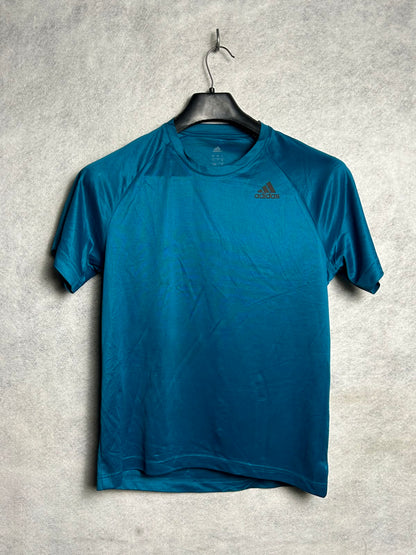Adidas Blue Climalite Round Neck - Medium