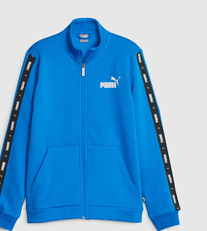 PUMA Logo Printed Zip Closure Sweatshirt