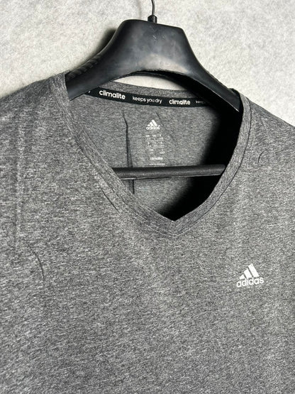 Adidas Climalite Grey Round Neck - Large