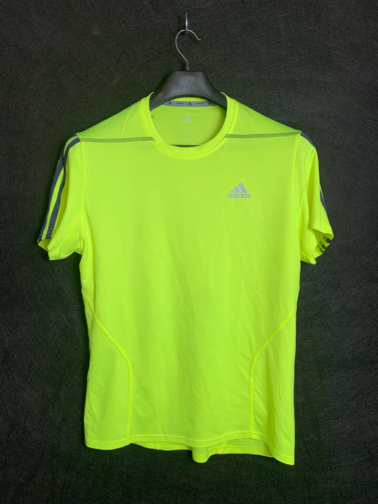 Adidas Green Round Neck Shirt - Large