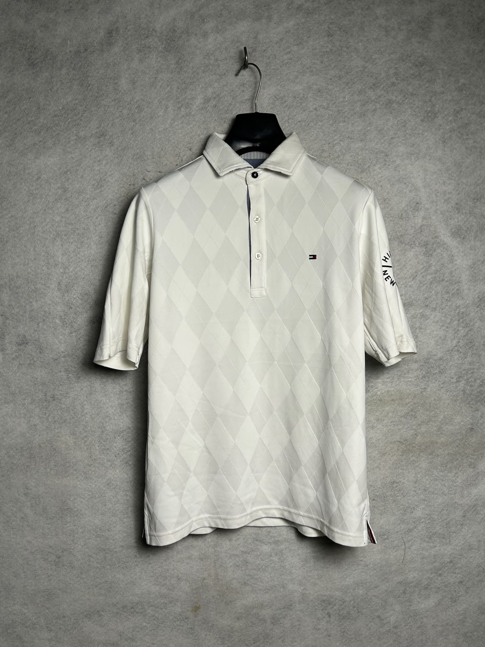 Tommy Hilfiger White Polo - Medium