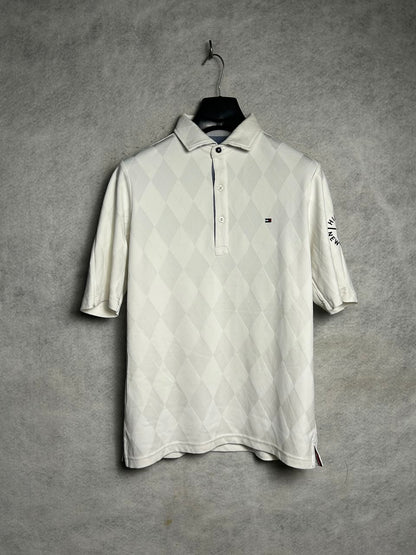 Tommy Hilfiger White Polo - Medium