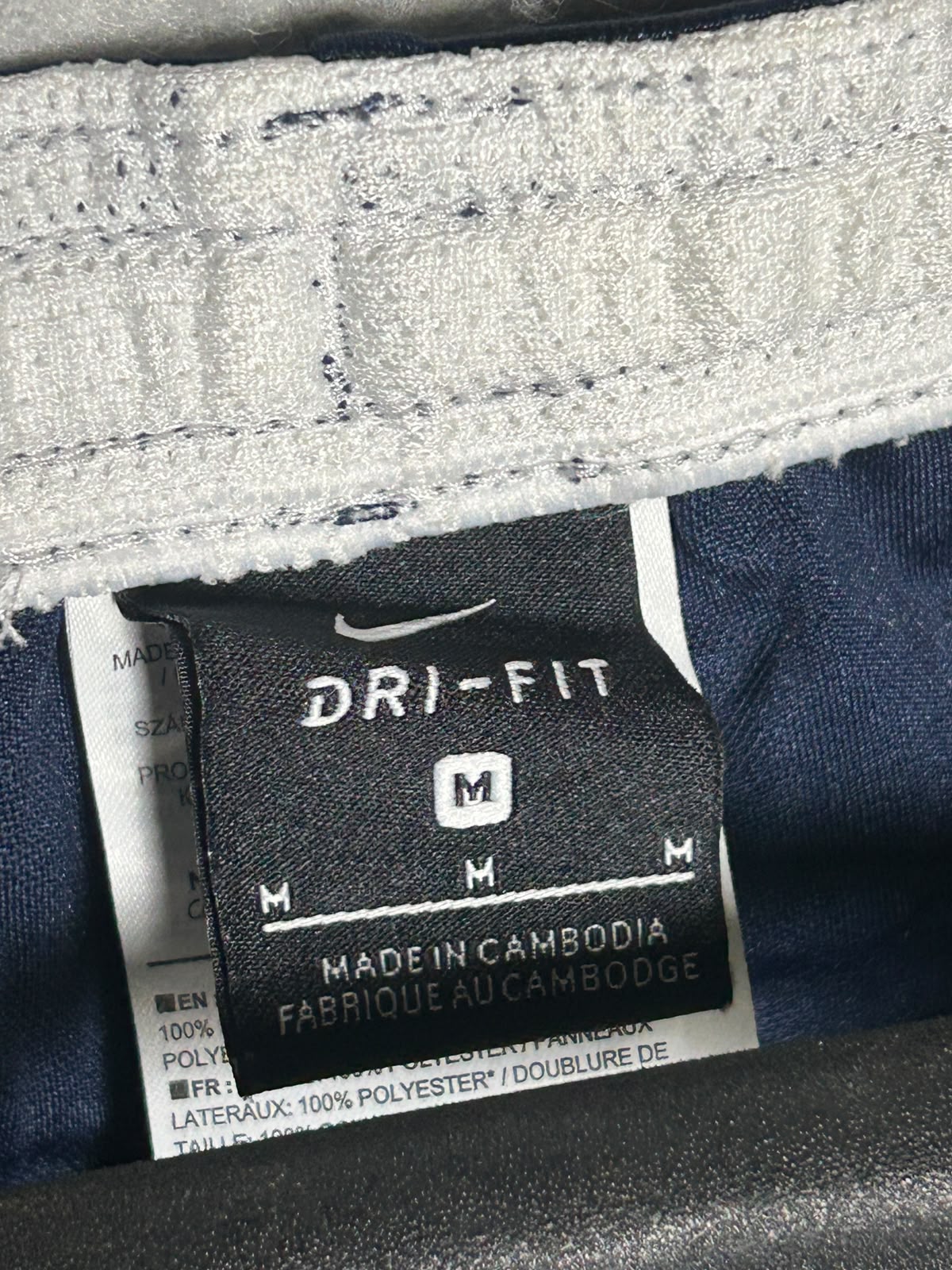 Nike Dri Fit Blue With White Line - Medium