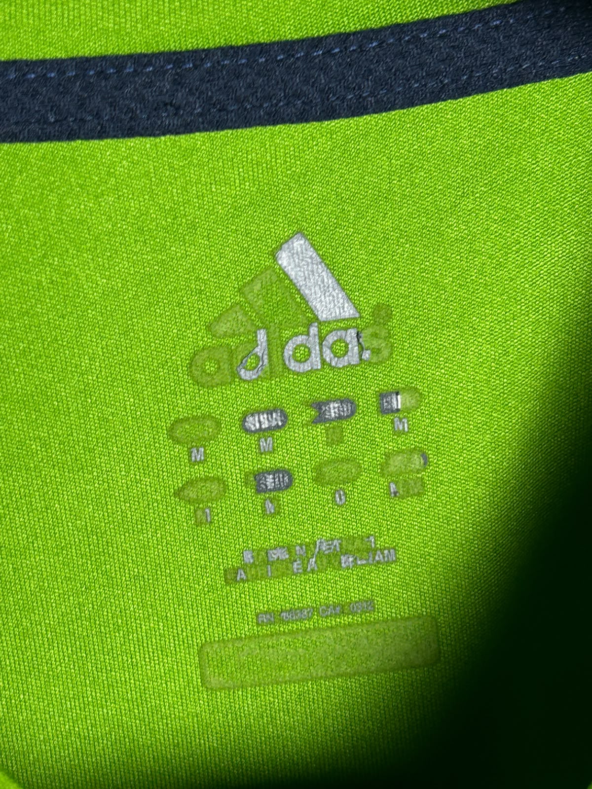 Adidas Green V Neck - Medium