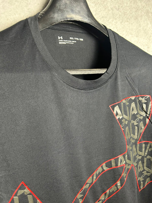 Under Armour Big Logo Loose Black Round Neck - XXL