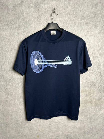 Adidas Blue Round Neck - Medium