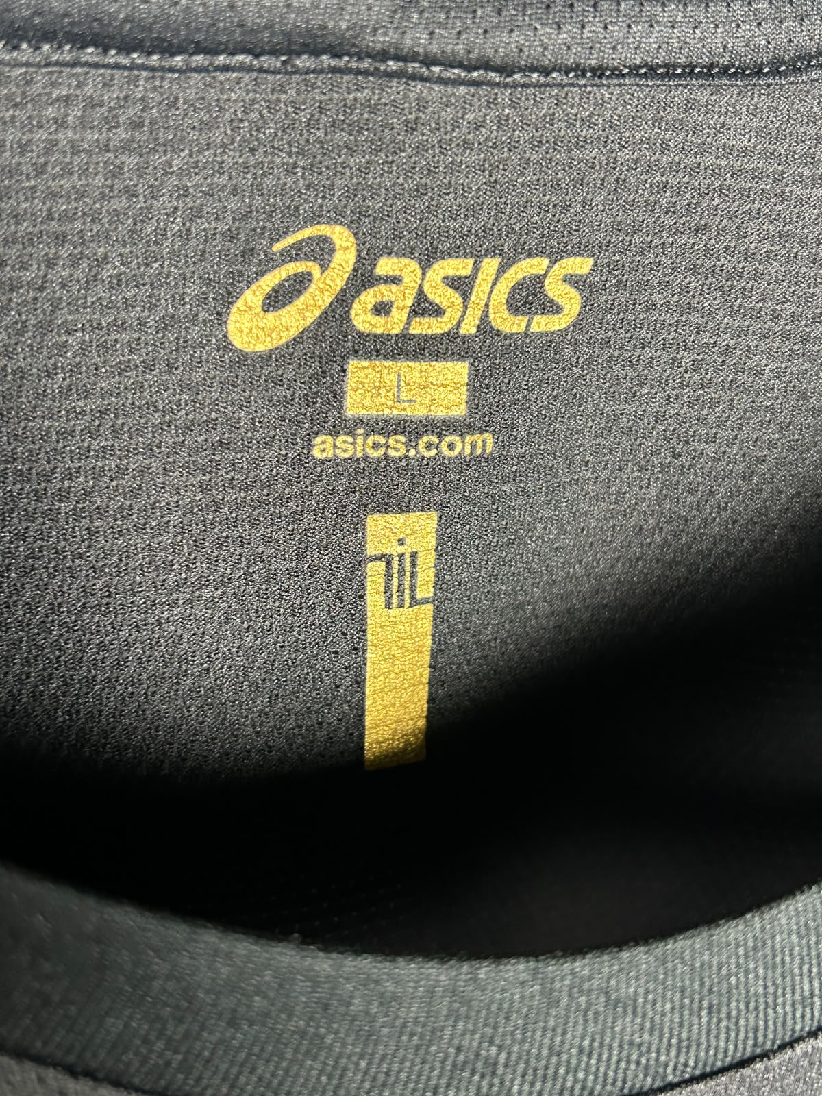 Asics Black Round Neck - Large