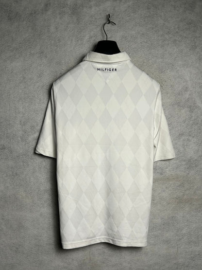 Tommy Hilfiger White Polo - Medium