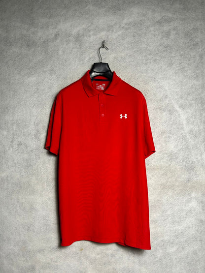 Under Armour Heat Gear Polo Red - Large