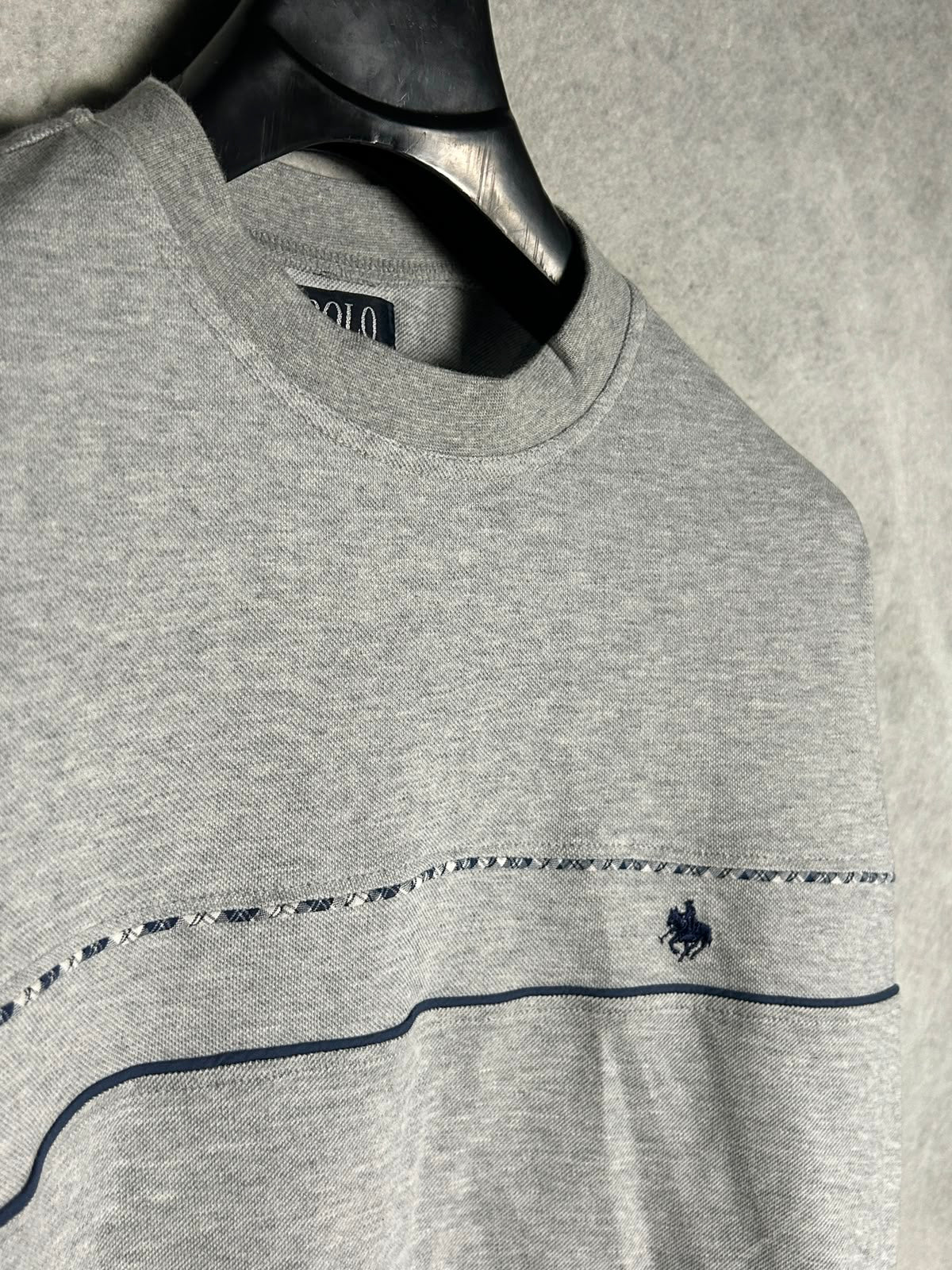 Polo Grey Round Neck - Large