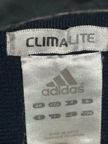 Adidas Climalite Black With Red Lines Round Neck - Medium