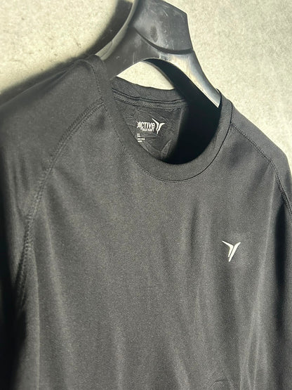 Active By Old Navy Black Round Neck - XL