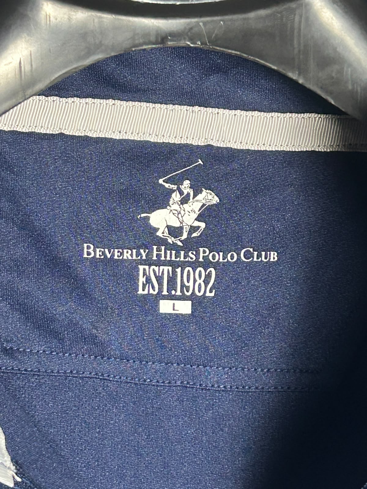 Beverly Hills Polo Club Half Zip Full Sleeves - Large