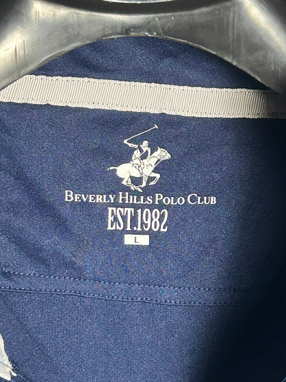 Beverly Hills Polo Club Half Zip Full Sleeves - Large