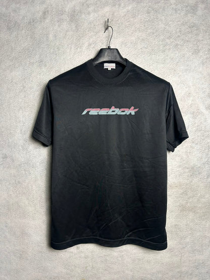 Reebok Big Logo Black Round Neck - Large