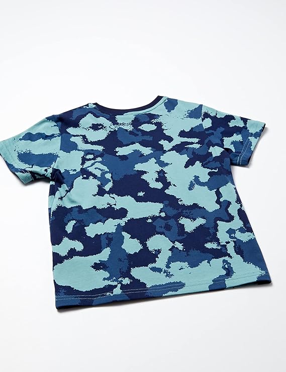 Puma Short Sleeve Casual ALPHA AOP T-Shirt, Boys