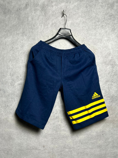 Adidas Blue With Yellow Strips - Large