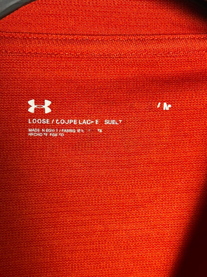 Under Armour Heat Gear Red Round Neck - Medium