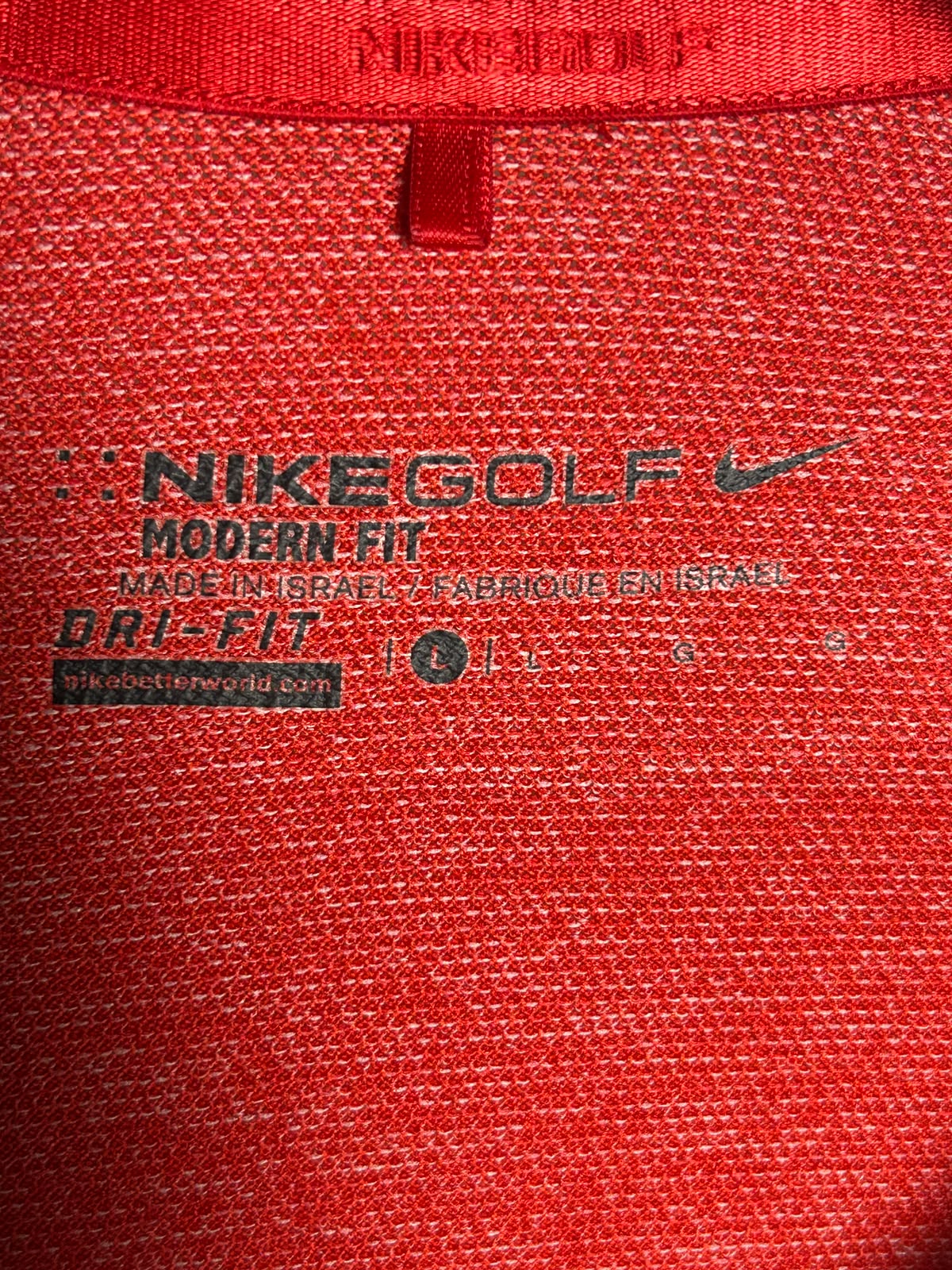 Nike Golf Modern Fit Full Sleeves - Large