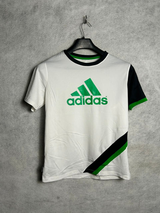 Adidas Big Logo White Round Neck - Large