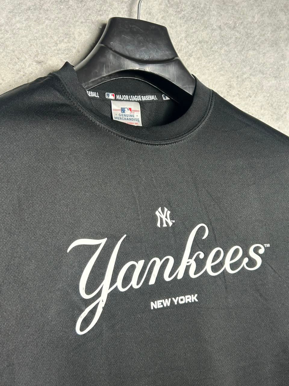 MLB New York Big Logo Yankees Black - Large