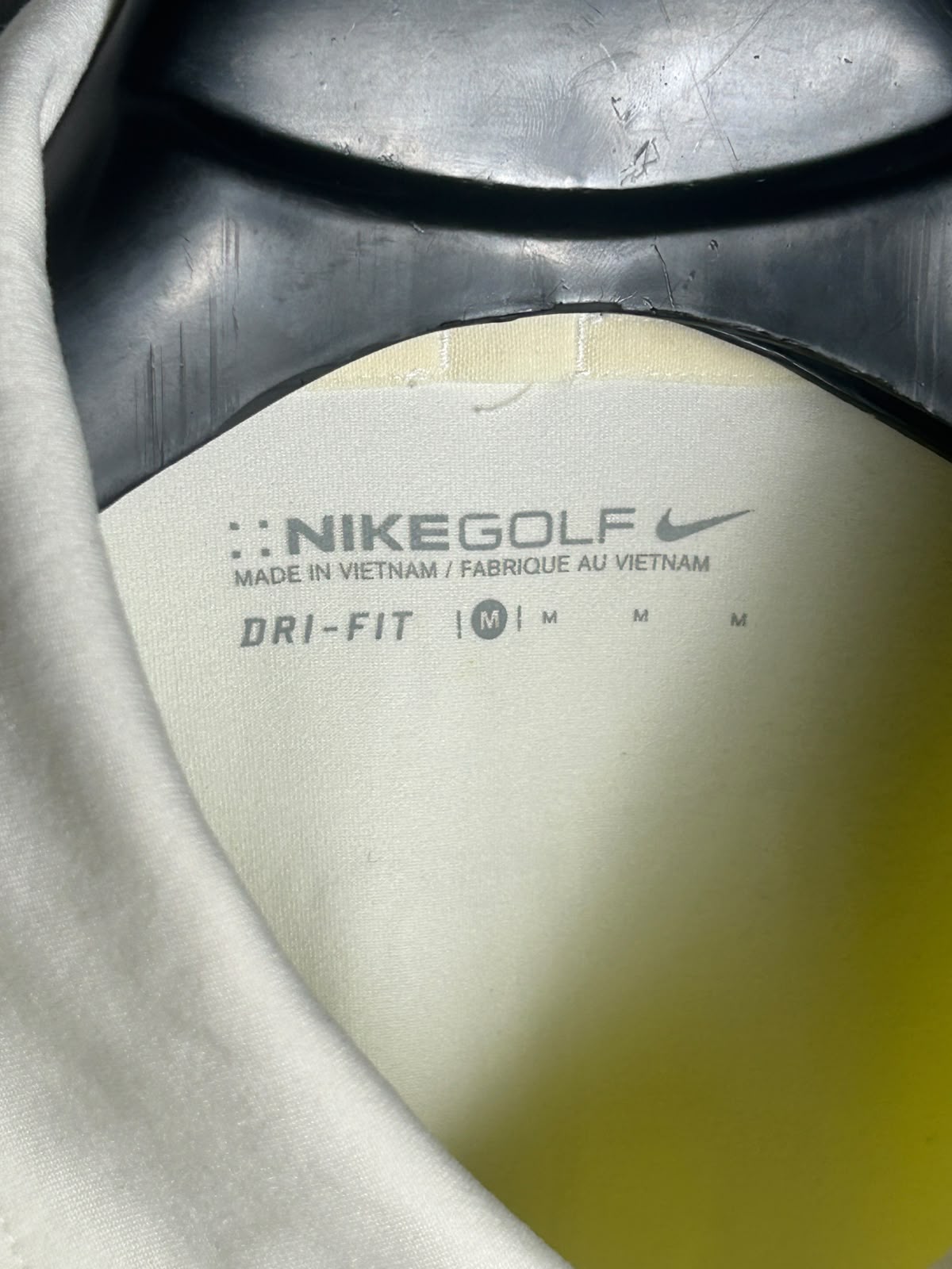 Nike Golf Dri Fit Polo White With Multicolour - Medium
