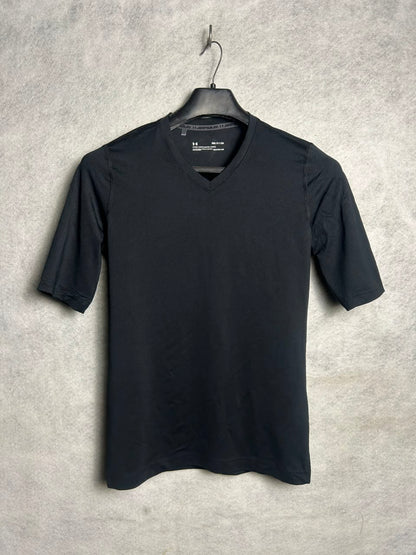 Under Armour Heat Gear Black V Neck - Small