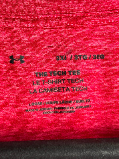 Under Armour The Tech Tee Red Round Neck - 3XL