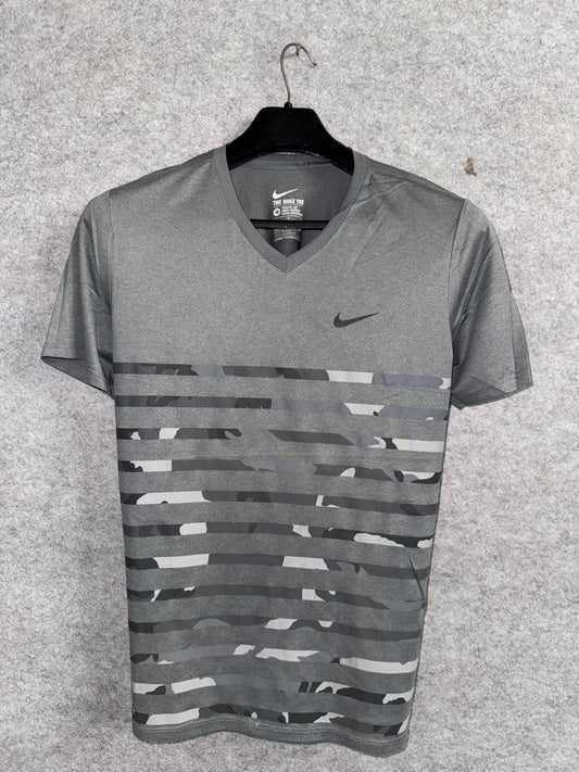 Nike Grey V Neck - Medium