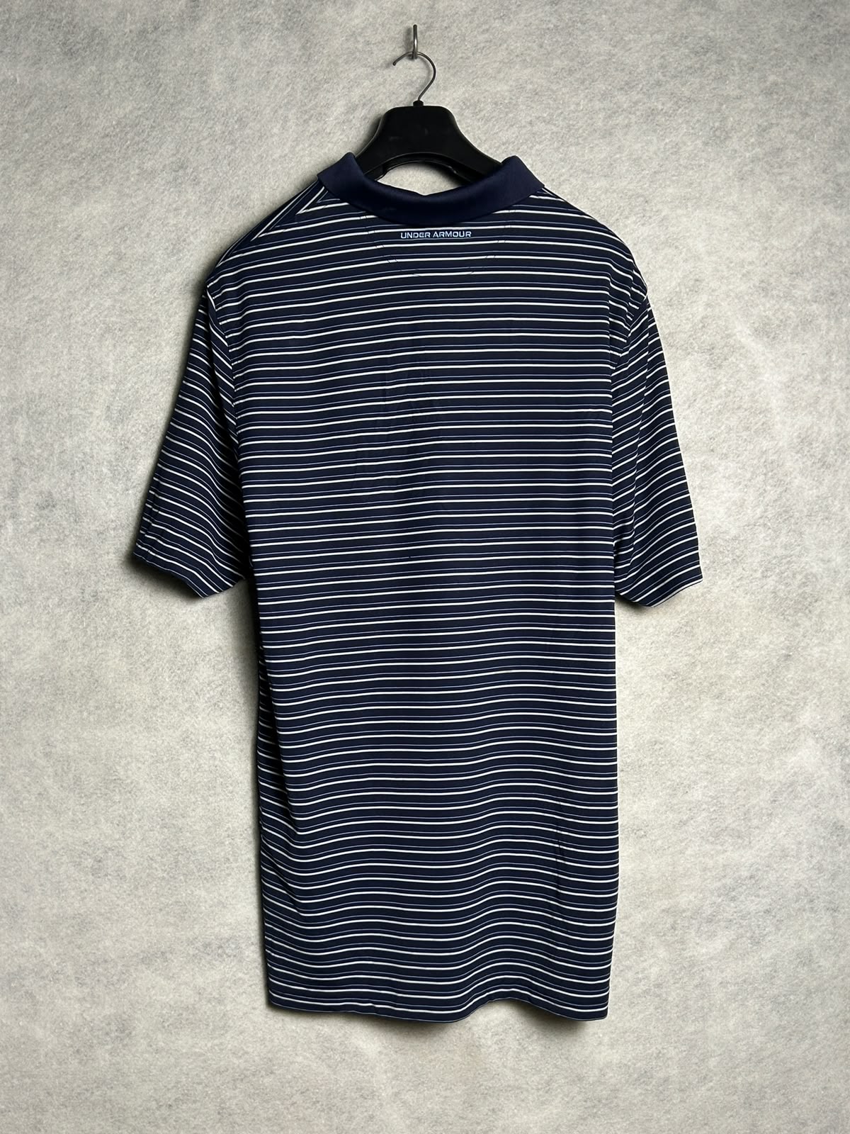 Under Armour Heat Gear Polo Loose Blue Strips - XL