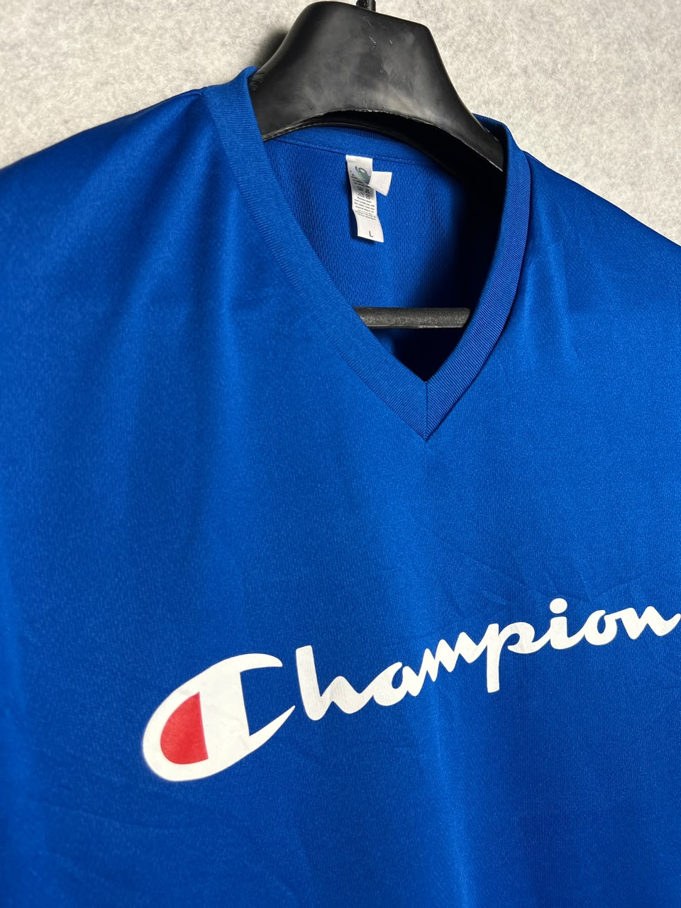 Champion Blue V Neck - Large