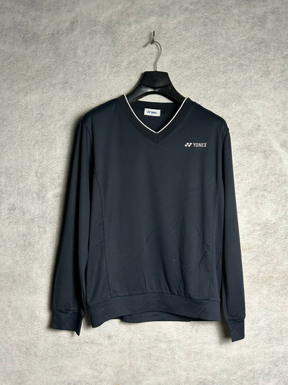 Yonex Black Full Sleeves V Neck - Medium