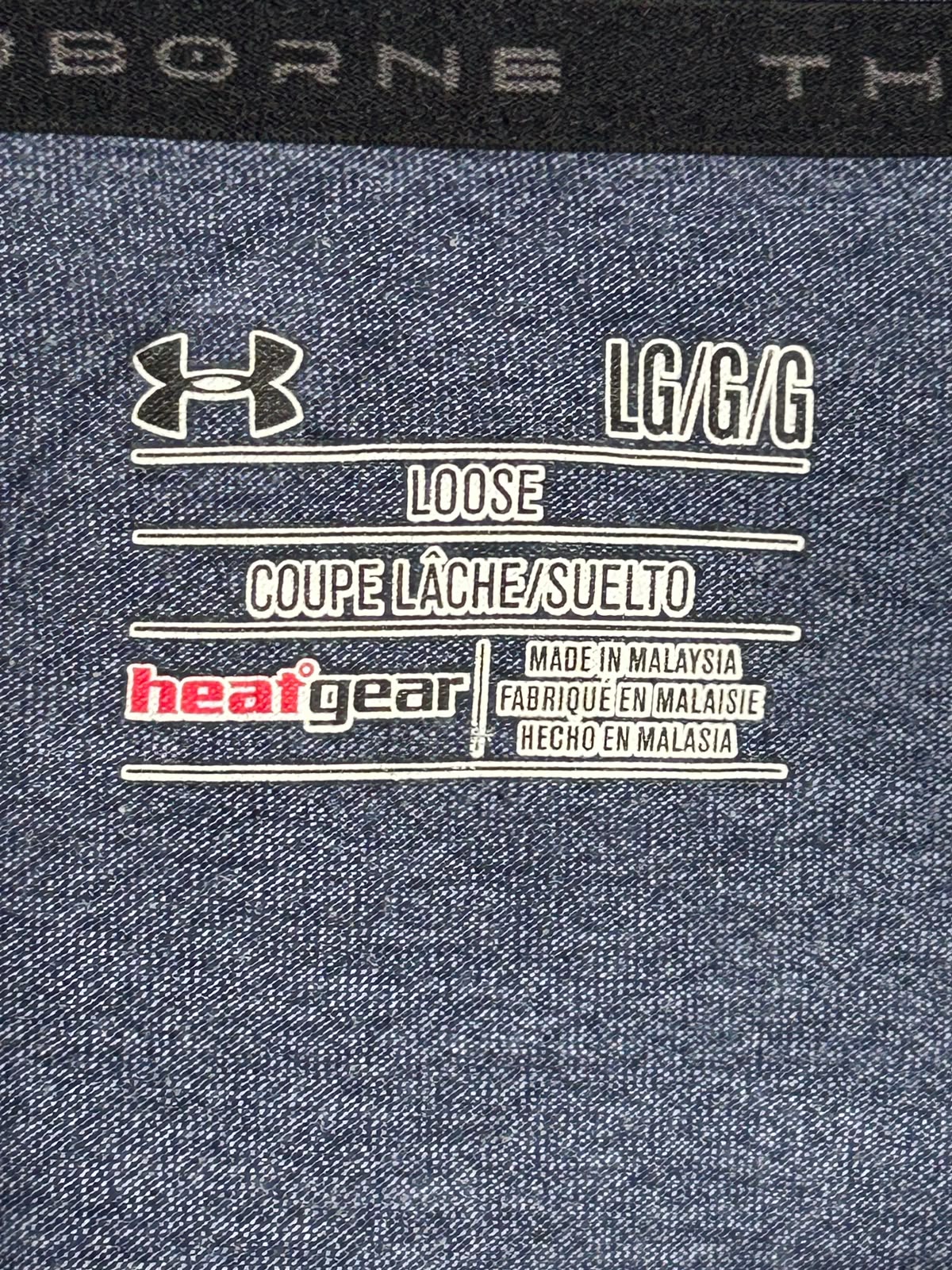 Under Armour Heat Gear Loose Grey Round Neck - Large