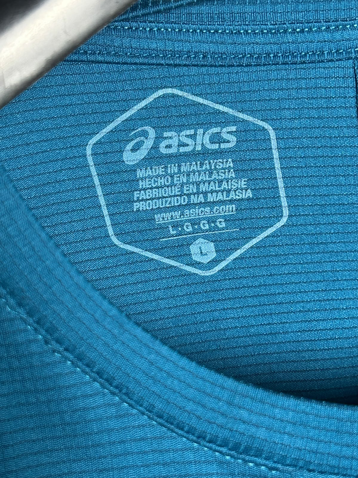 Asics Blue Round Neck - Large