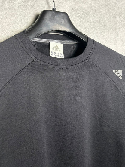Adidas Black Round Neck - Medium