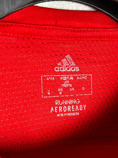 Adidas Running Aeroready Red Round Neck - Medium