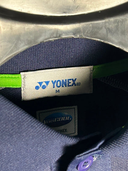 Yonex Printed Blue Polo - Medium