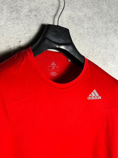 Adidas Running Aeroready Red Round Neck - Medium