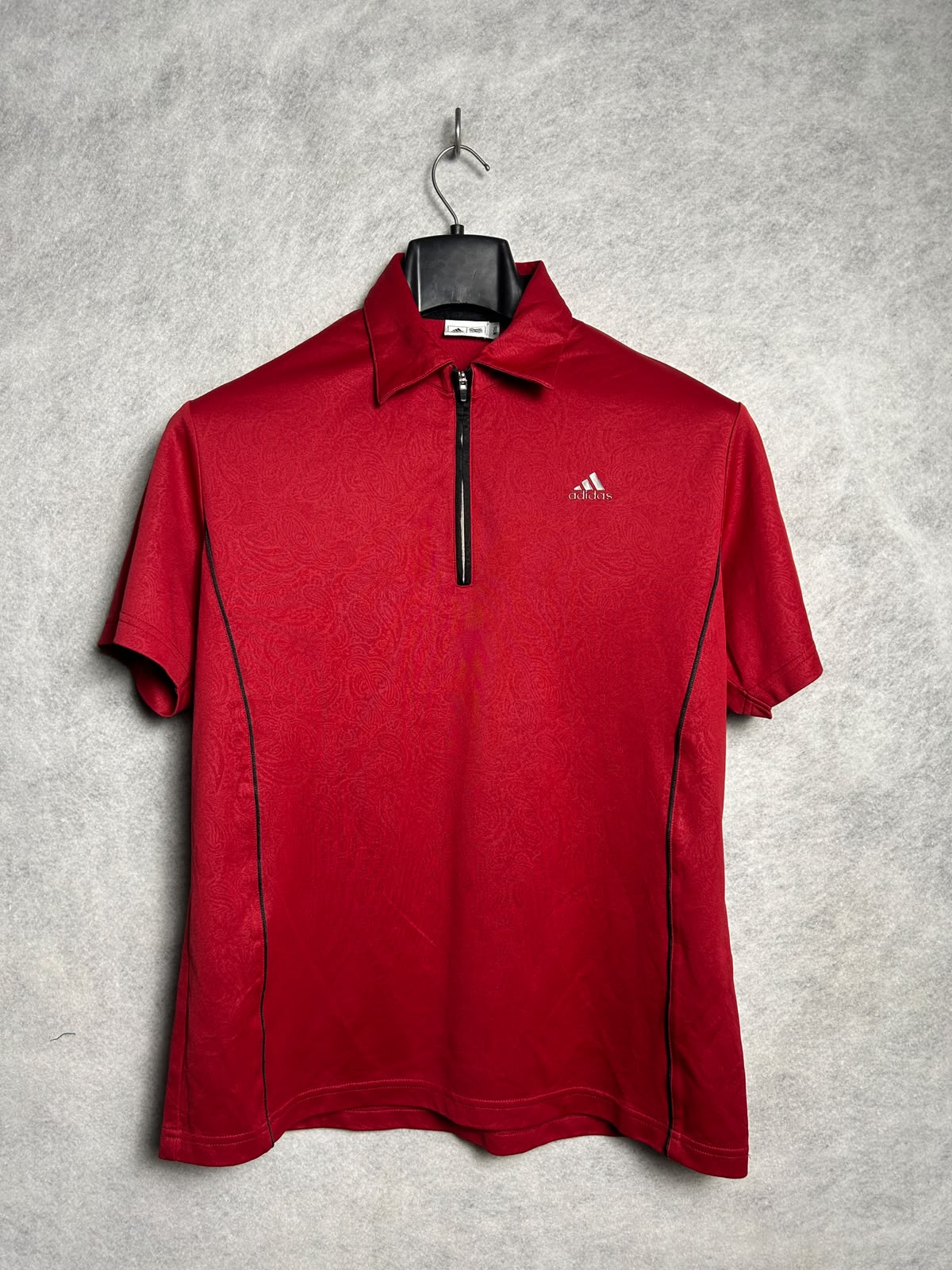 Adidas Red QTR Zip - Large