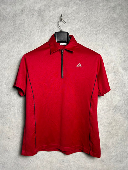 Adidas Red QTR Zip - Large