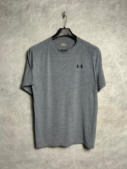 Under Armour Heat Gear Grey Round Neck - Large