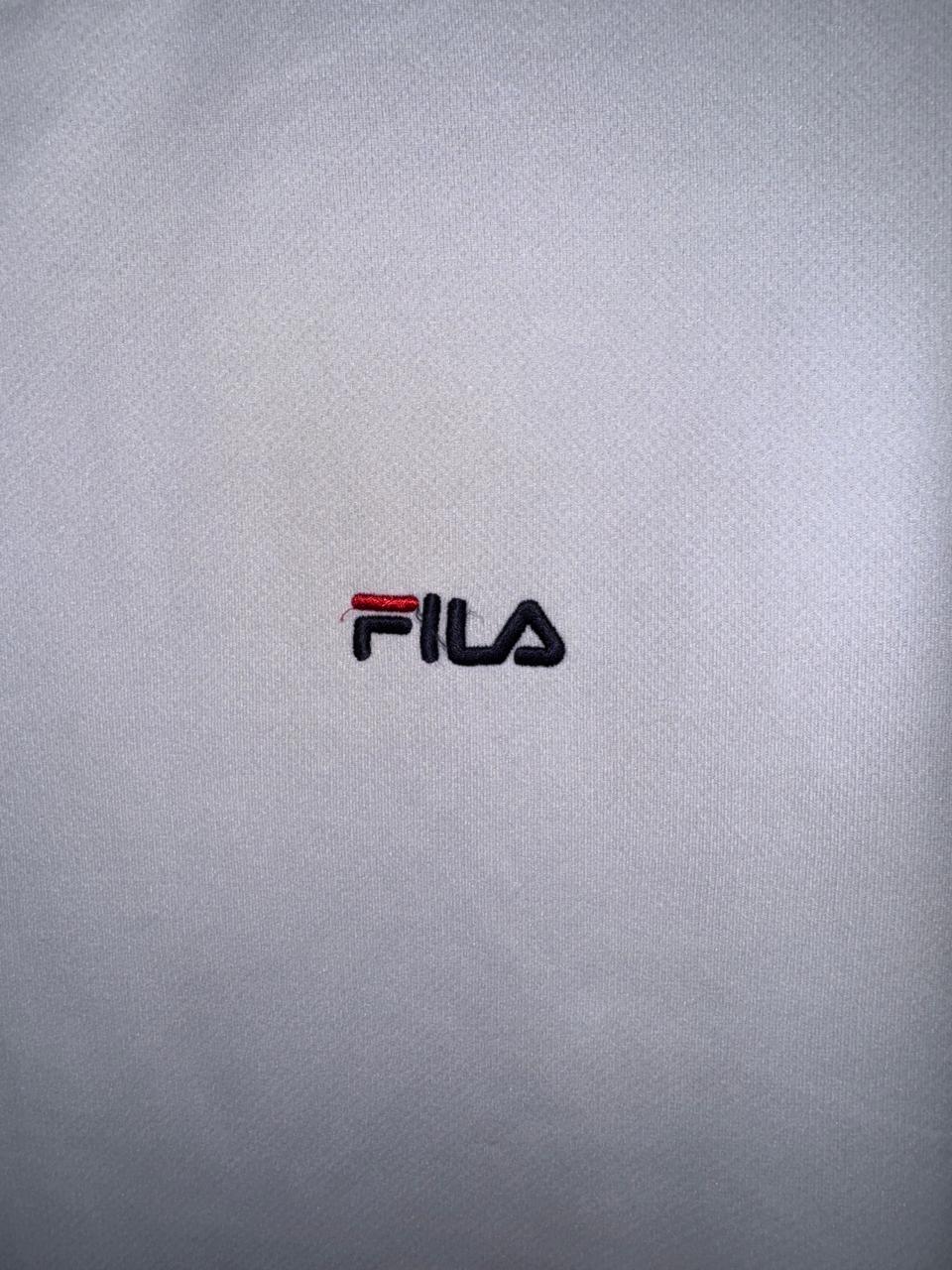 Fila White Round Neck  - Large