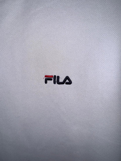 Fila White Round Neck  - Large