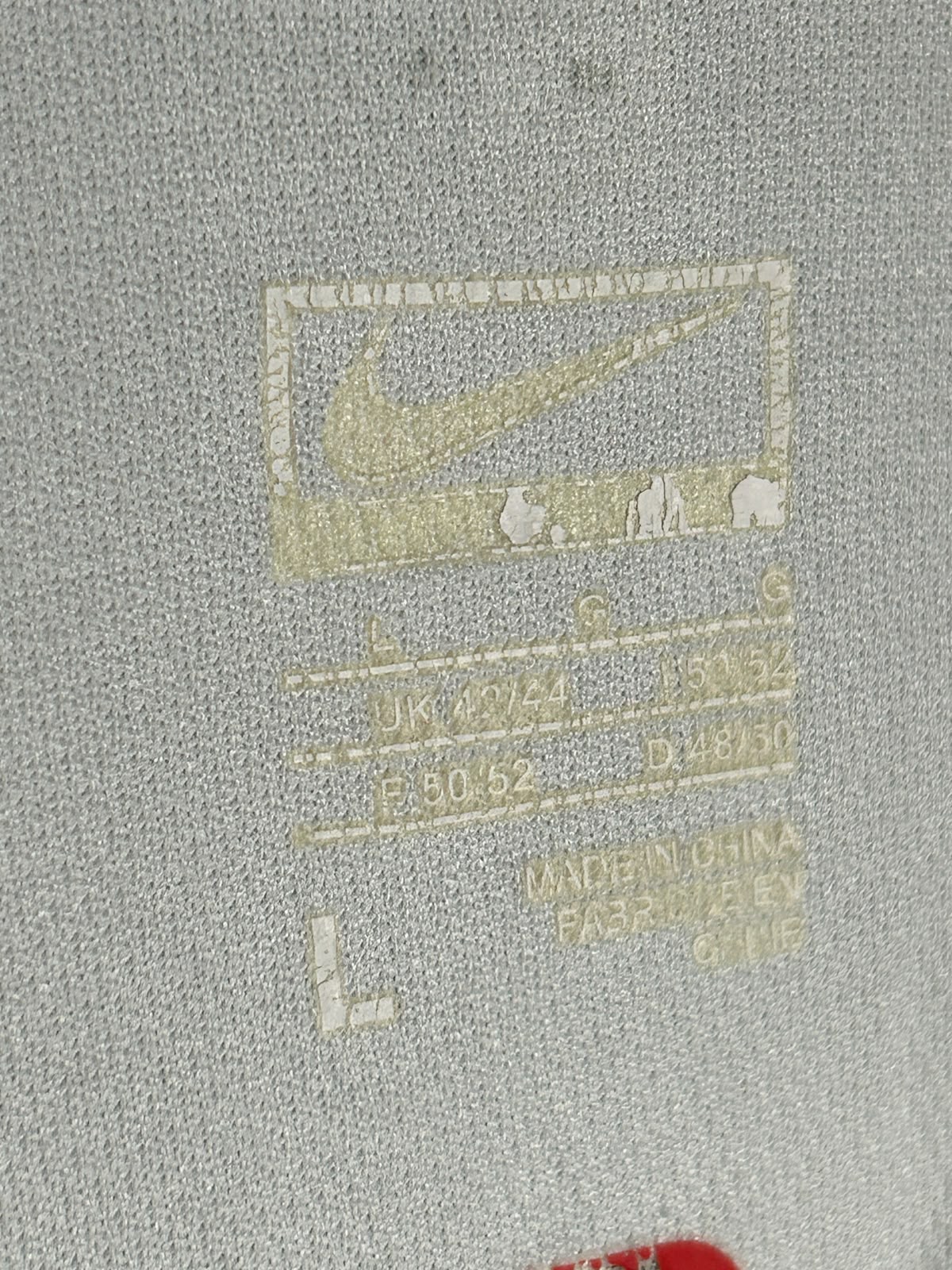 Nike White Round Neck  - Large