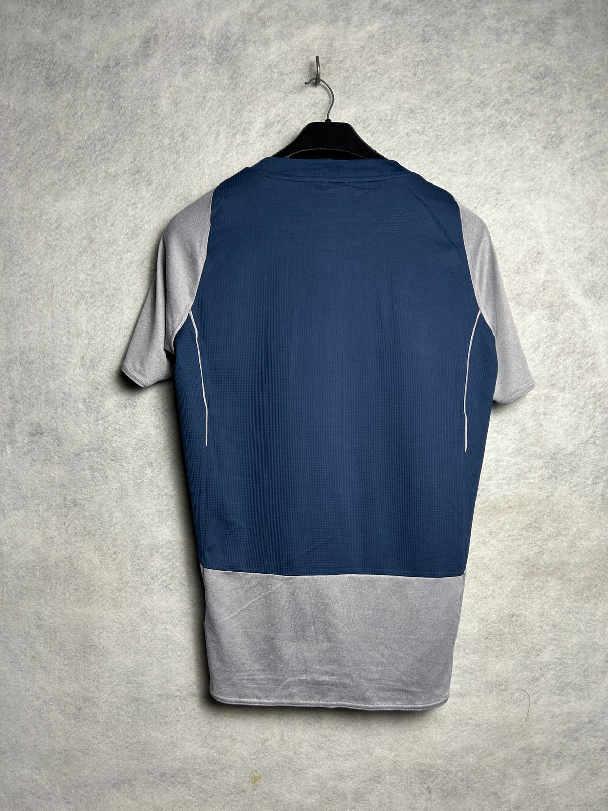 Adidas Blue And Grey Round Neck - Medium